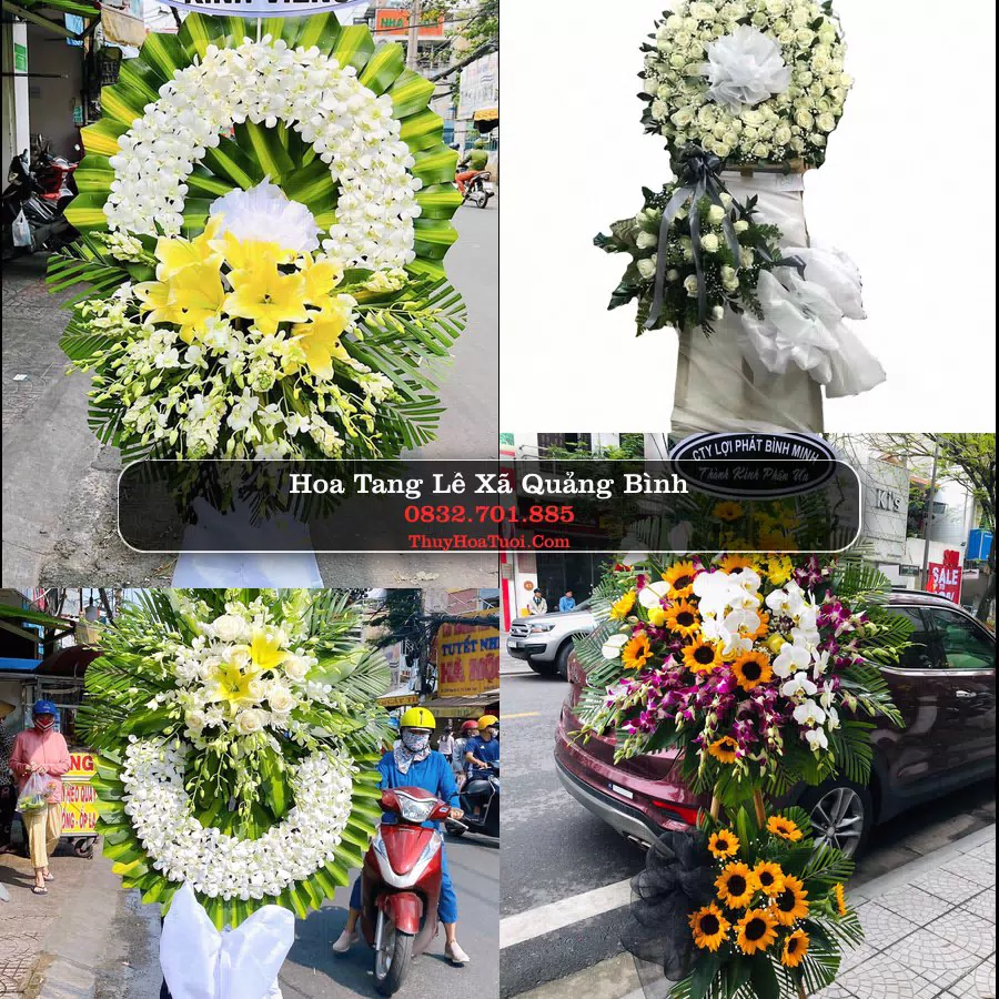 Vòng hoa chia buồn Xã Quảng Bình - ThuyHoaTuoi.Com