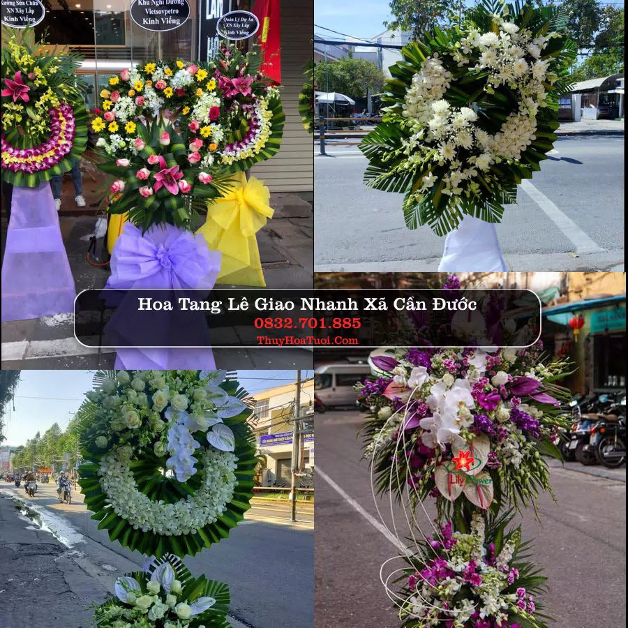 Đặt Hoa Chia Buồn tại Xã Cần Đước, Tây Ninh