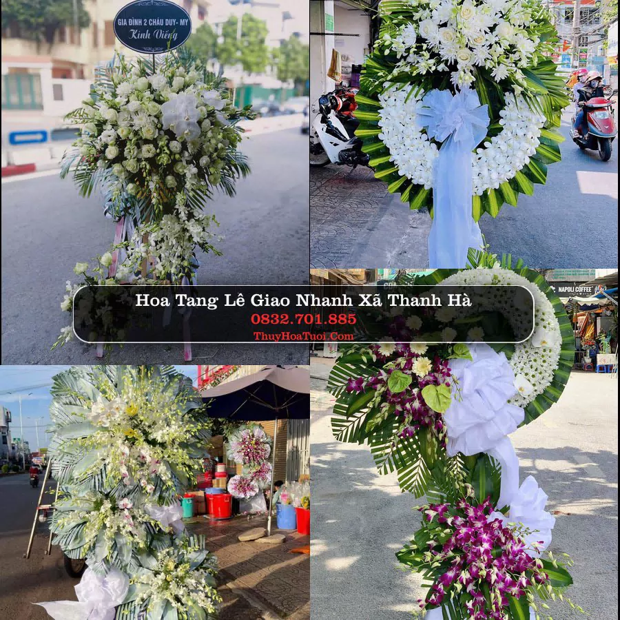 Vòng hoa chia buồn Xã Thanh Hà - ThuyHoaTuoi.Com