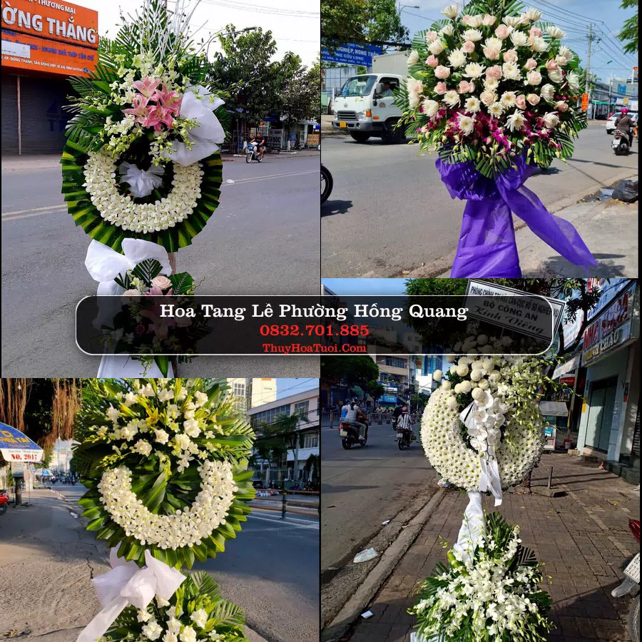 Kệ hoa tang lễ giao tại Phường Hồng Quang, Ninh Bình