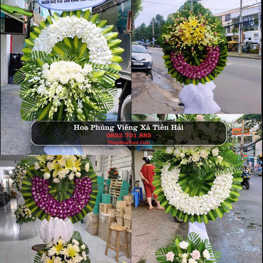 Vòng hoa chia buồn Xã Tiền Hải - ThuyHoaTuoi.Com