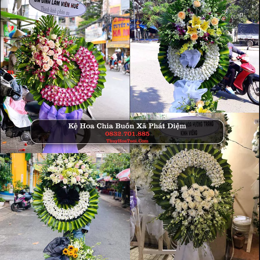 Kệ hoa tang lễ giao tại Xã Phát Diệm, Ninh Bình