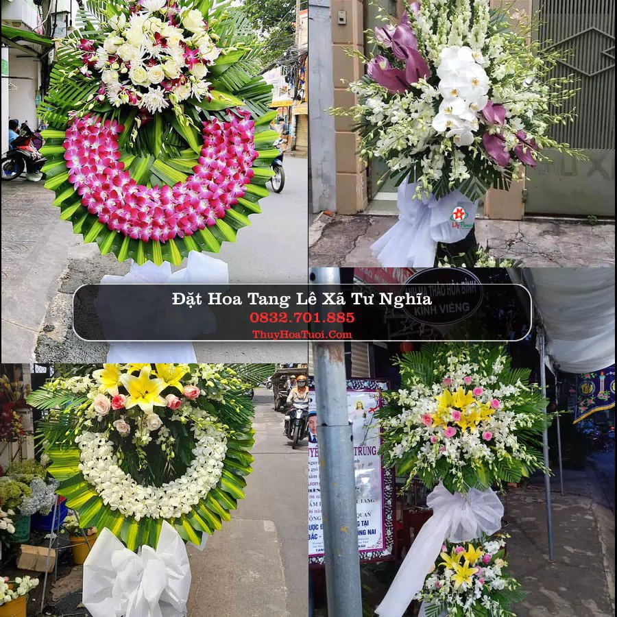 Đặt Vòng Hoa Chia Buồn tại Xã Tư Nghĩa, Quảng Ngãi