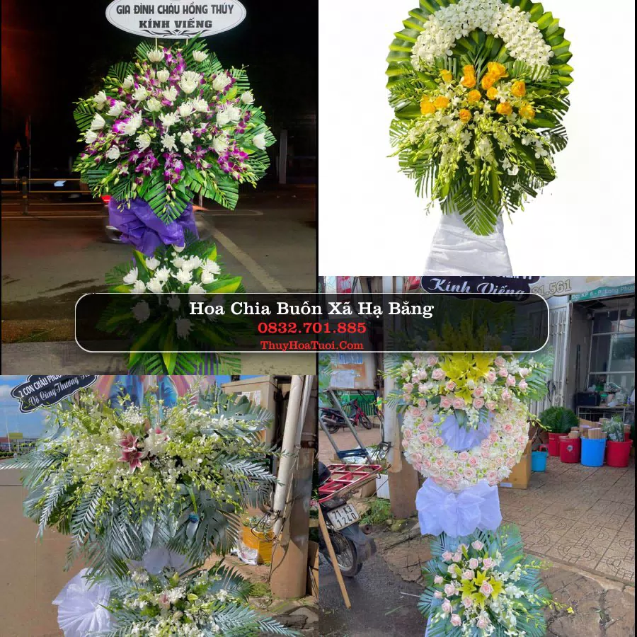 Vòng hoa chia buồn Xã Hạ Bằng - ThuyHoaTuoi.Com