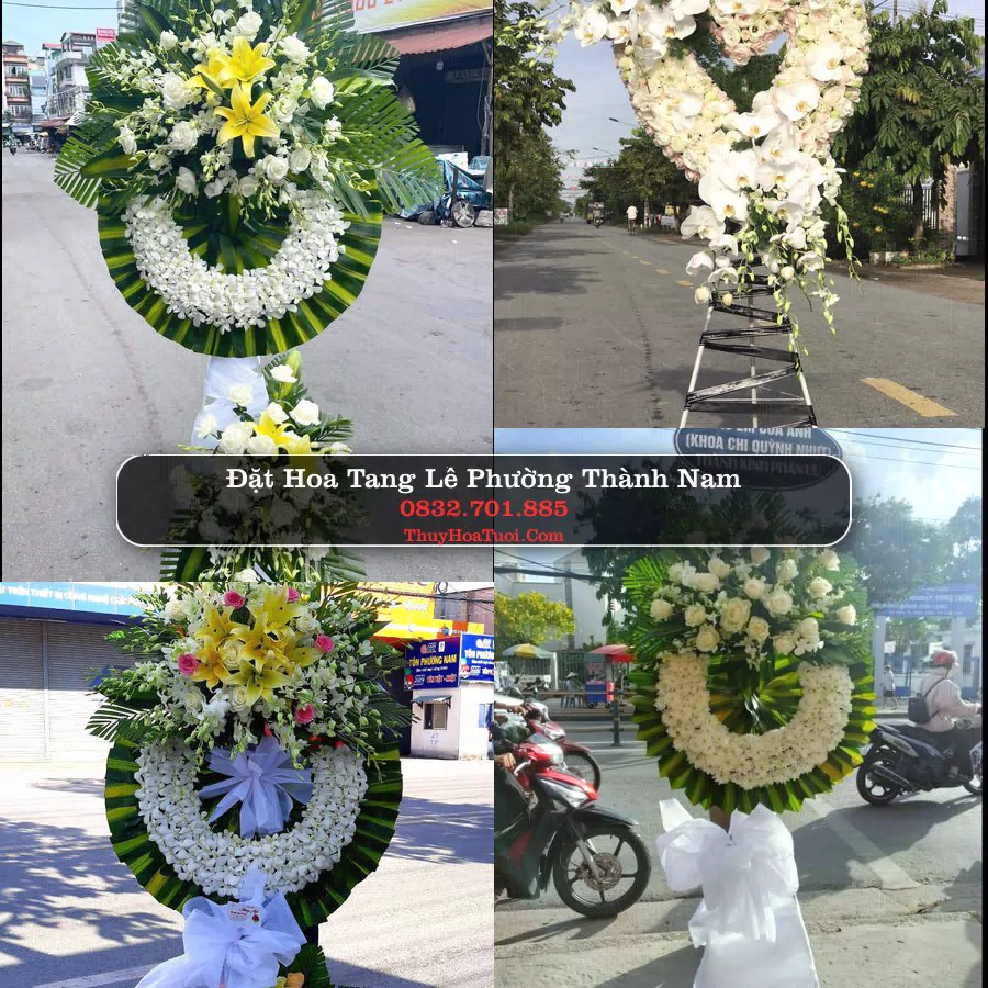 Vòng hoa chia buồn Phường Thành Nam - ThuyHoaTuoi.Com