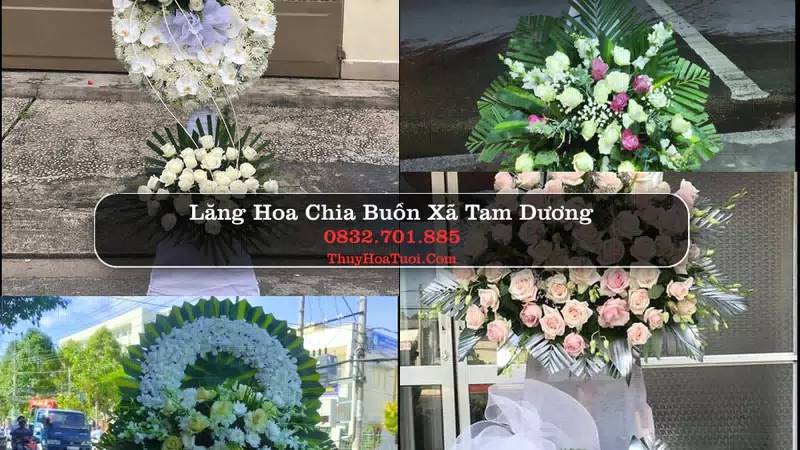 Đặt Vòng Hoa Chia Buồn tại Xã Tam Dương, Phú Thọ