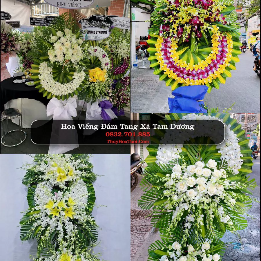 Kệ hoa tang lễ giao tại Xã Tam Dương, Phú Thọ