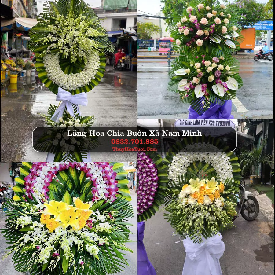 Đặt Vòng Hoa Tang Lễ tại Xã Nam Minh, Ninh Bình