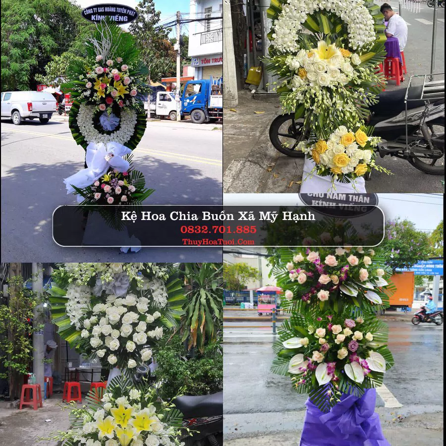 Kệ hoa tang lễ giao tại Xã Mỹ Hạnh, Tây Ninh