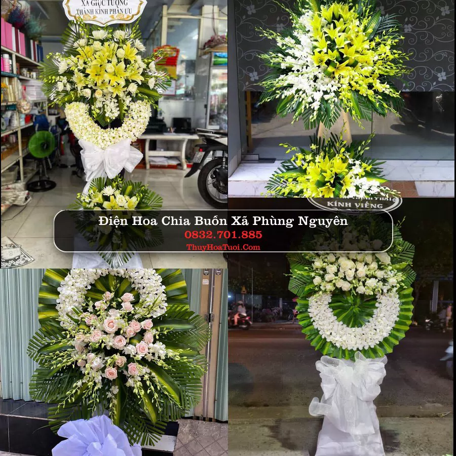 Kệ hoa tang lễ giao tại Xã Phùng Nguyên, Phú Thọ