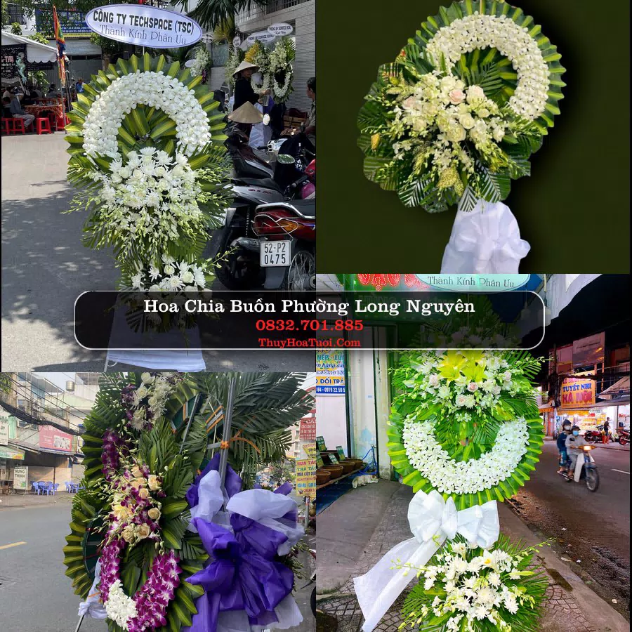 Kệ hoa tang lễ giao tại Phường Long Nguyên, TP.HCM