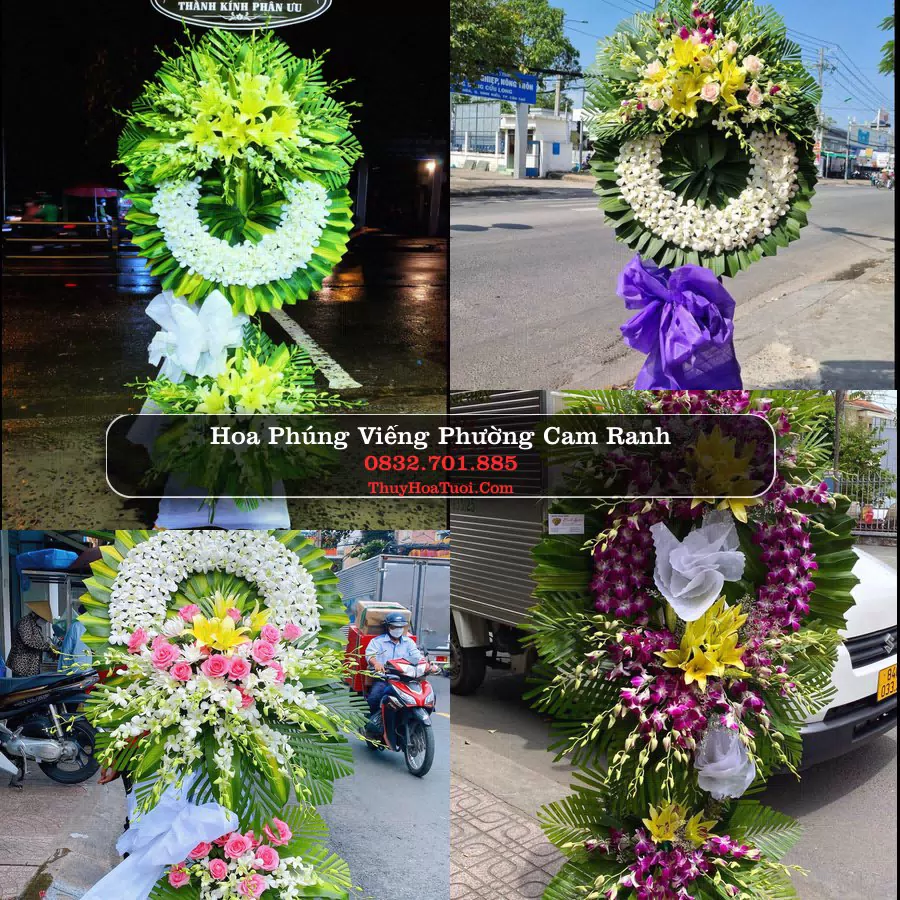 Vòng hoa chia buồn Phường Cam Ranh - ThuyHoaTuoi.Com