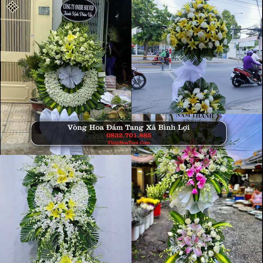 Đặt Vòng Hoa Chia Buồn tại Xã Bình Lợi, TP.HCM