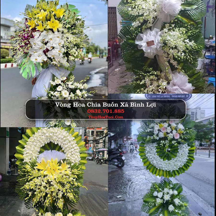 Vòng hoa chia buồn Xã Bình Lợi - ThuyHoaTuoi.Com
