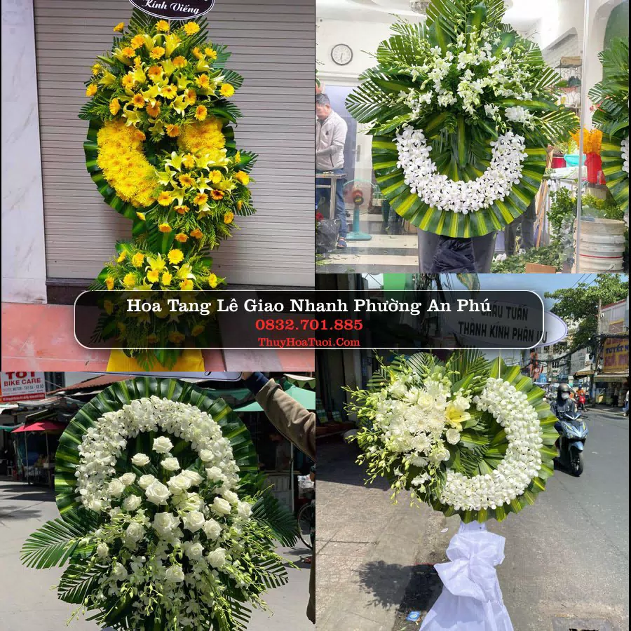 Vòng hoa chia buồn Phường An Phú - ThuyHoaTuoi.Com