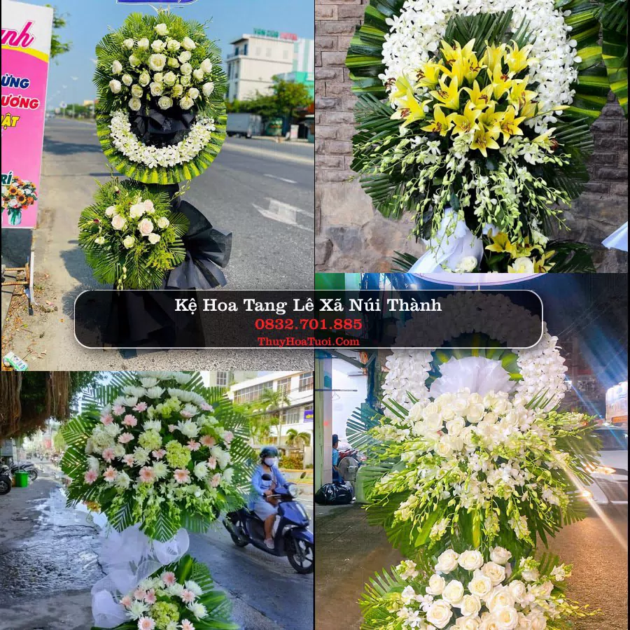 Vòng hoa chia buồn Xã Núi Thành - ThuyHoaTuoi.Com