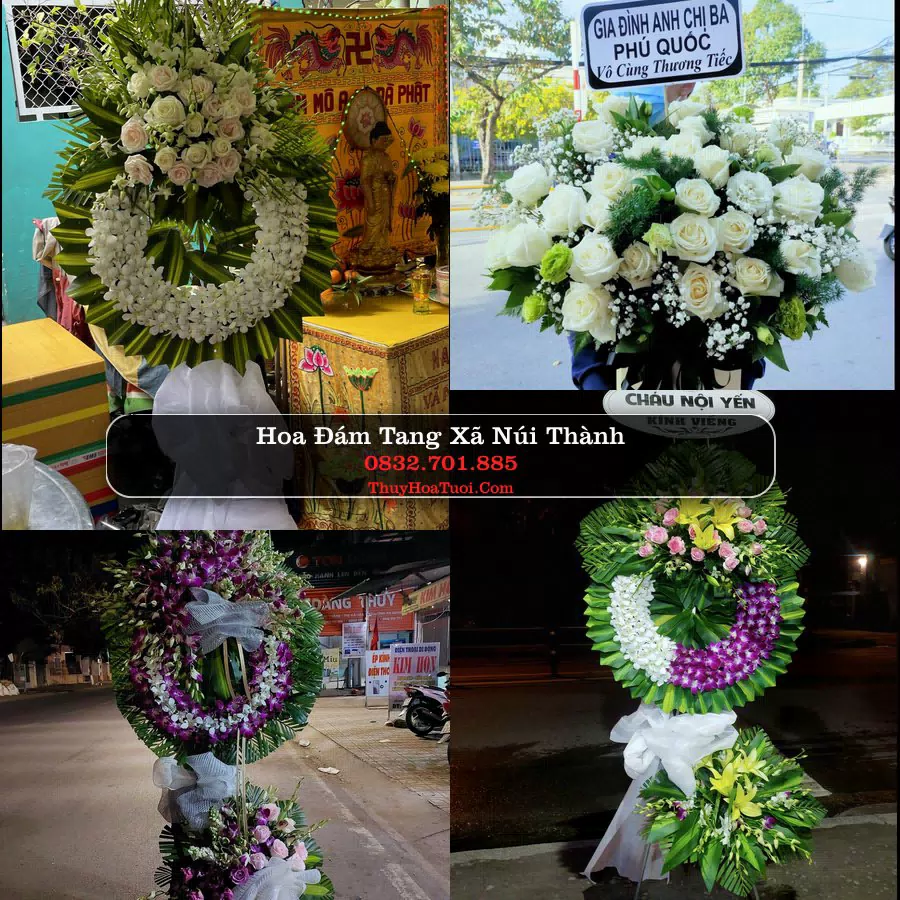 Kệ hoa tang lễ giao tại Xã Núi Thành, Đà Nẵng