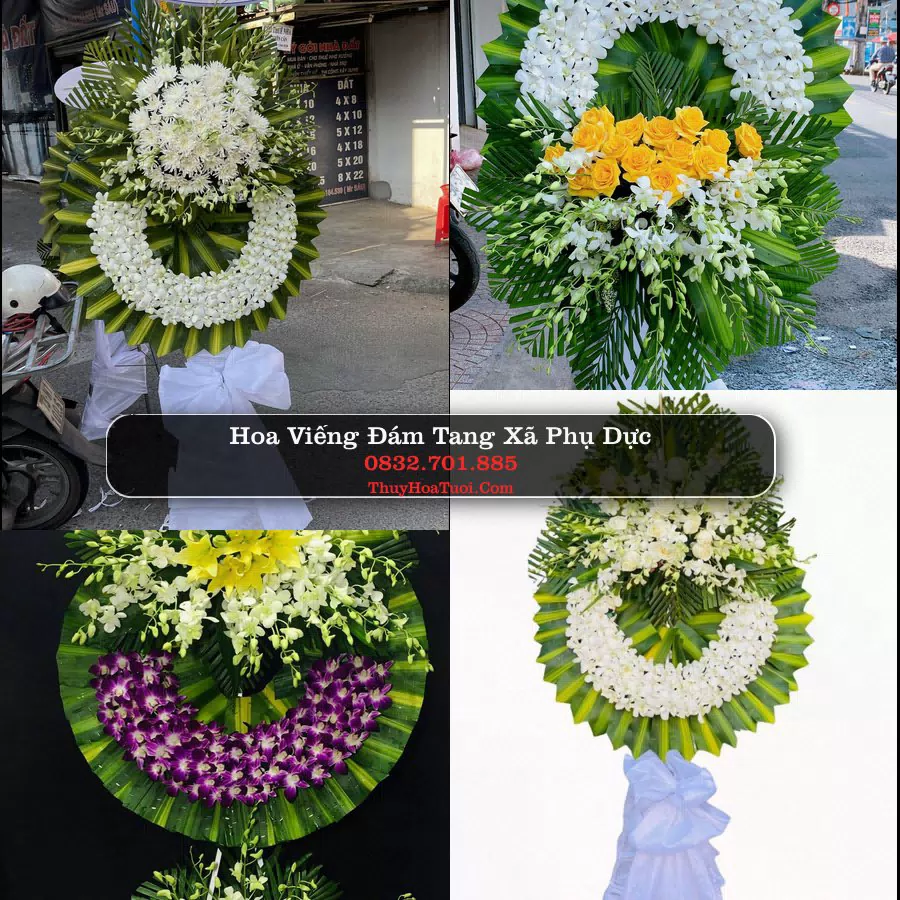 Vòng hoa chia buồn Xã Phụ Dực - ThuyHoaTuoi.Com
