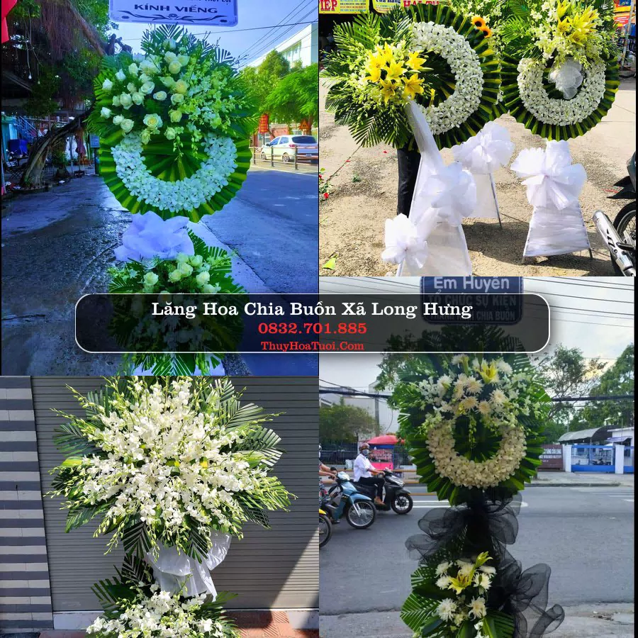 Đặt Vòng Hoa Chia Buồn tại Xã Long Hưng, Đồng Tháp
