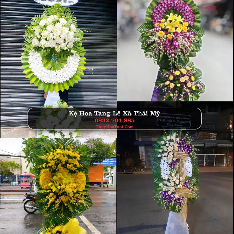 Vòng hoa chia buồn Xã Thái Mỹ - ThuyHoaTuoi.Com