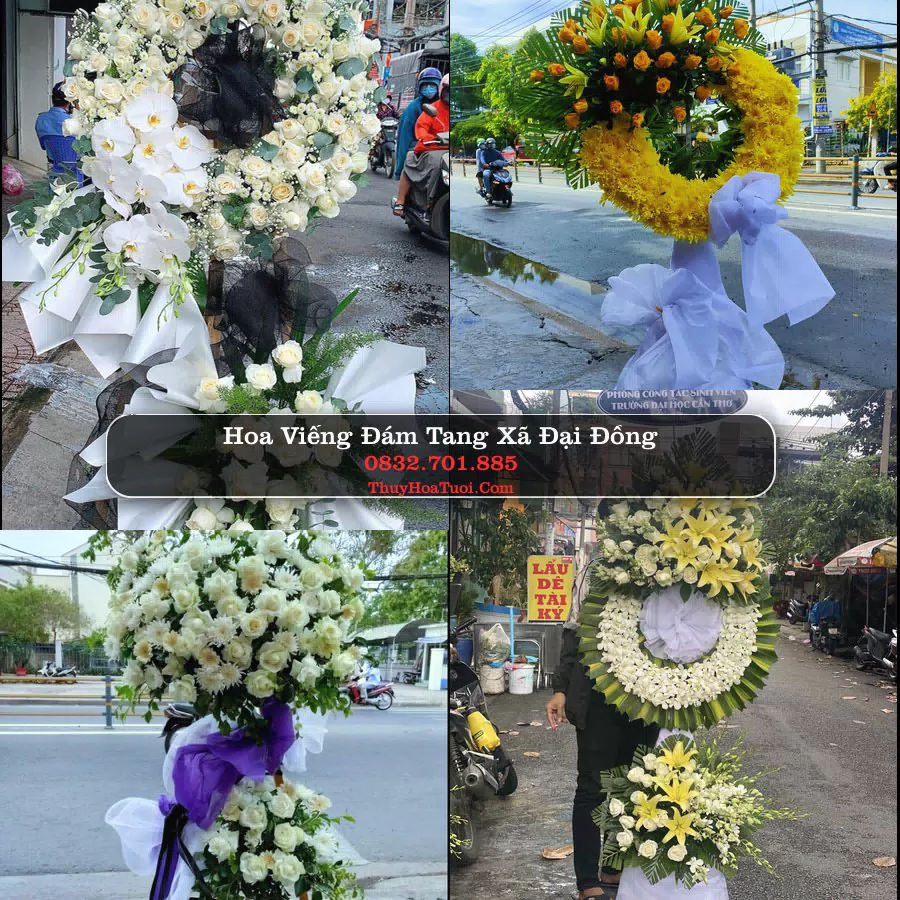 Vòng hoa chia buồn Xã Đại Đồng - ThuyHoaTuoi.Com