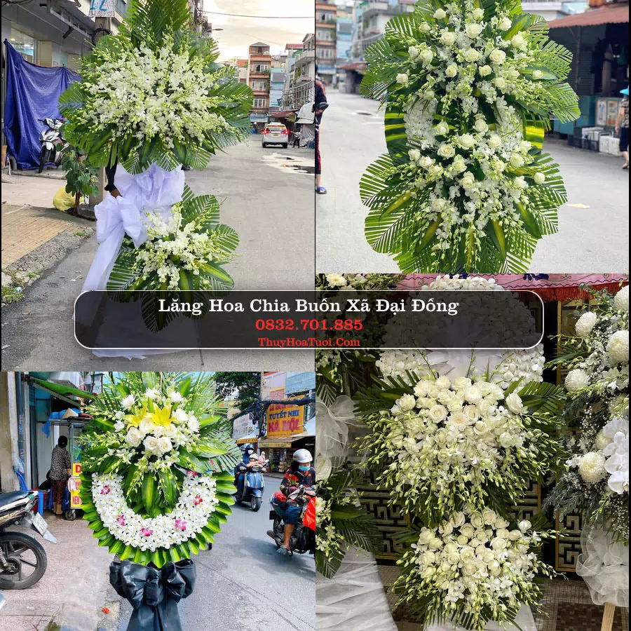 Kệ hoa tang lễ giao tại Xã Đại Đồng, Nghệ An