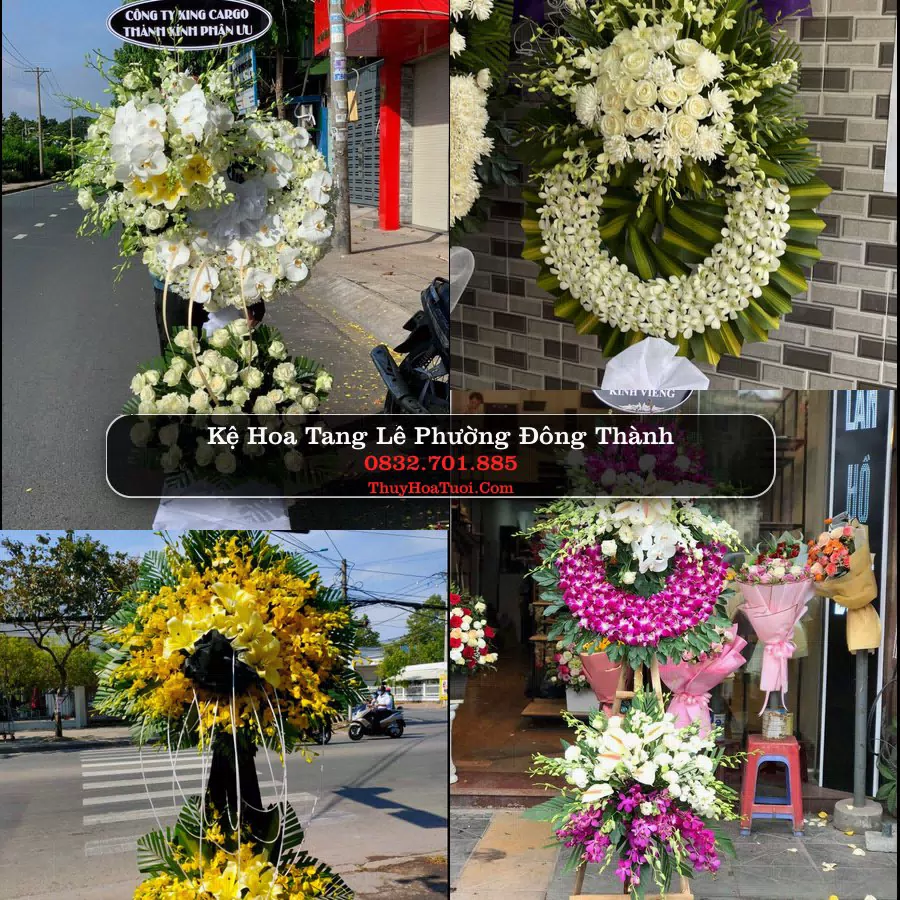Kệ hoa tang lễ giao tại Phường Đông Thành, Vĩnh Long