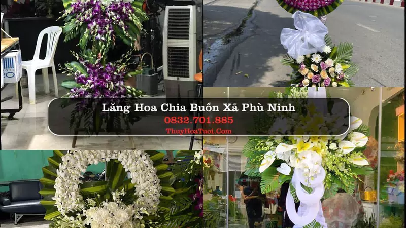 Đặt Vòng Hoa Chia Buồn tại Xã Phù Ninh, Phú Thọ