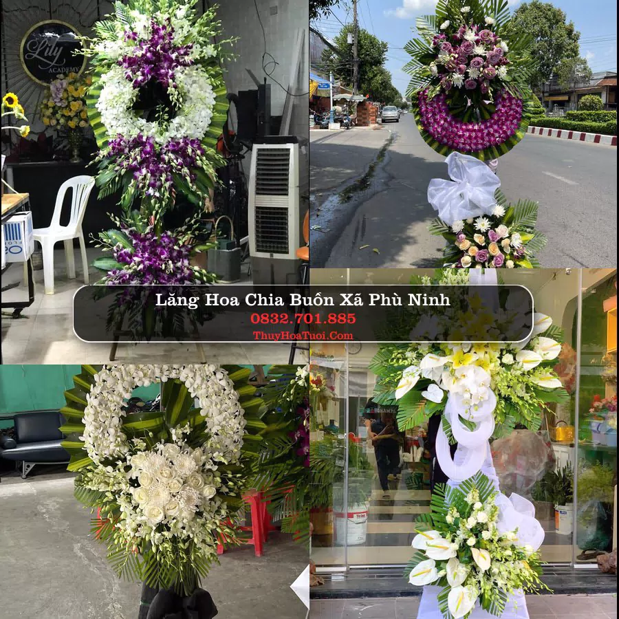 Đặt Vòng Hoa Chia Buồn tại Xã Phù Ninh, Phú Thọ