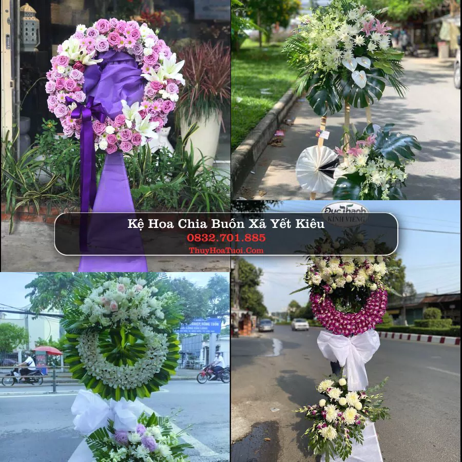Kệ hoa tang lễ giao tại Xã Yết Kiêu, Hải Phòng