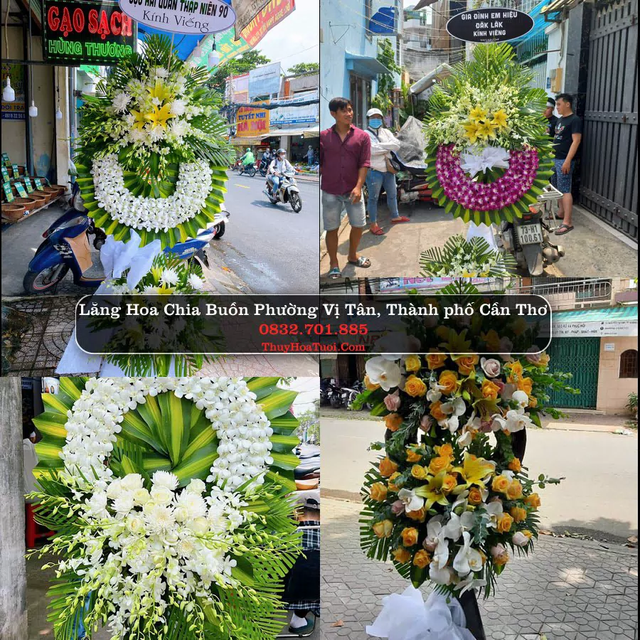 Kệ hoa tang lễ giao tại Phường Vị Tân, Cần Thơ