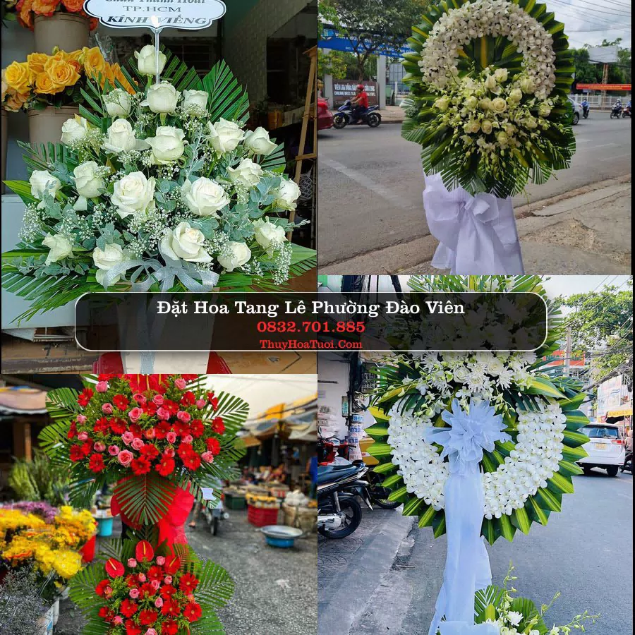 Đặt Vòng Hoa Tang Lễ tại Phường Đào Viên, Bắc Ninh