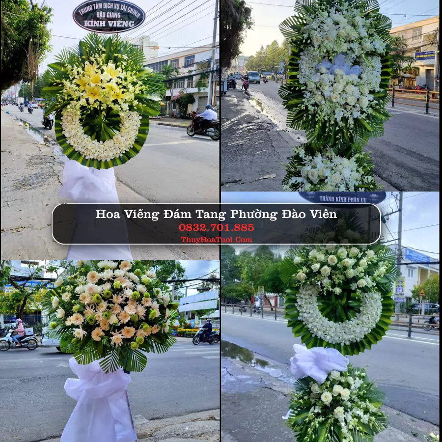 Vòng hoa chia buồn Phường Đào Viên - ThuyHoaTuoi.Com