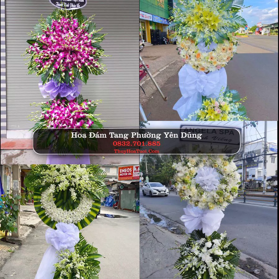 Vòng hoa chia buồn Phường Yên Dũng - ThuyHoaTuoi.Com