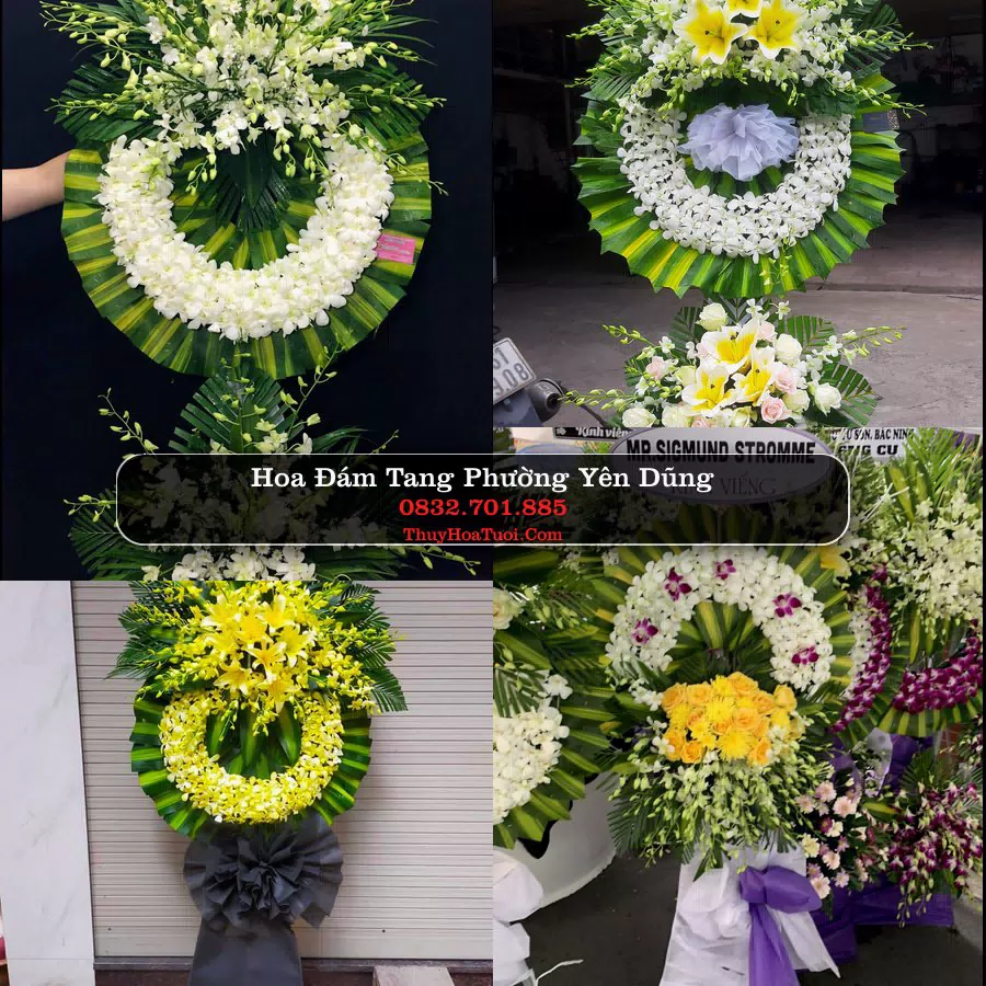 Kệ hoa tang lễ giao tại Phường Yên Dũng, Bắc Ninh