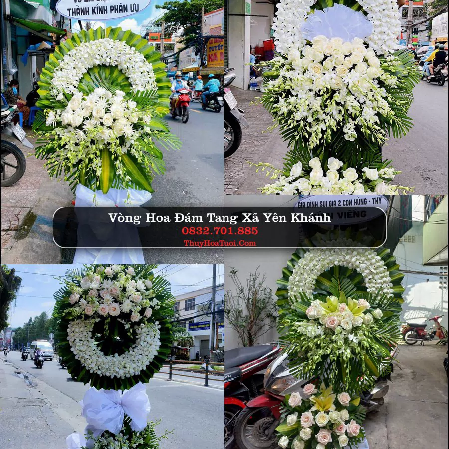 Vòng hoa chia buồn Xã Yên Khánh - ThuyHoaTuoi.Com
