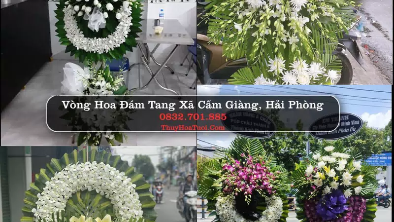 Đặt Vòng Hoa Tang Lễ tại Xã Cẩm Giàng, Hải Phòng