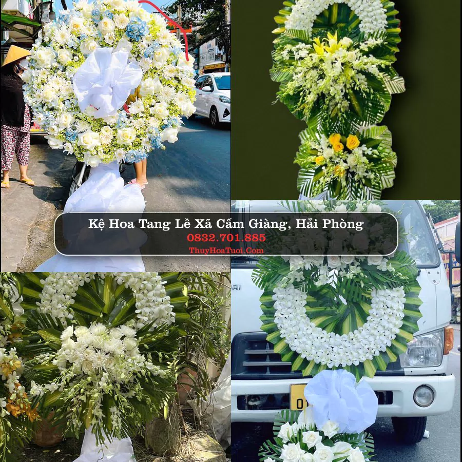 Kệ hoa tang lễ giao tại Xã Cẩm Giàng, Hải Phòng