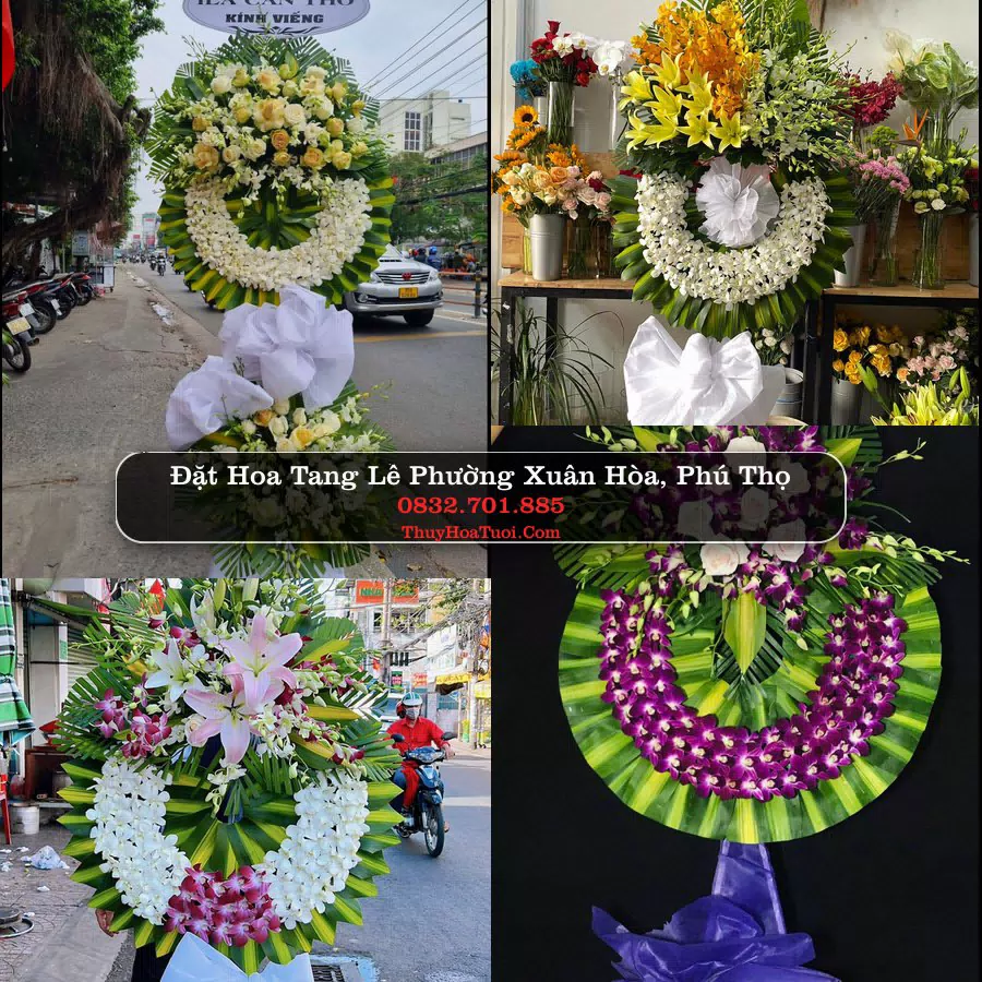 Kệ hoa tang lễ giao tại Phường Xuân Hòa, Phú Thọ