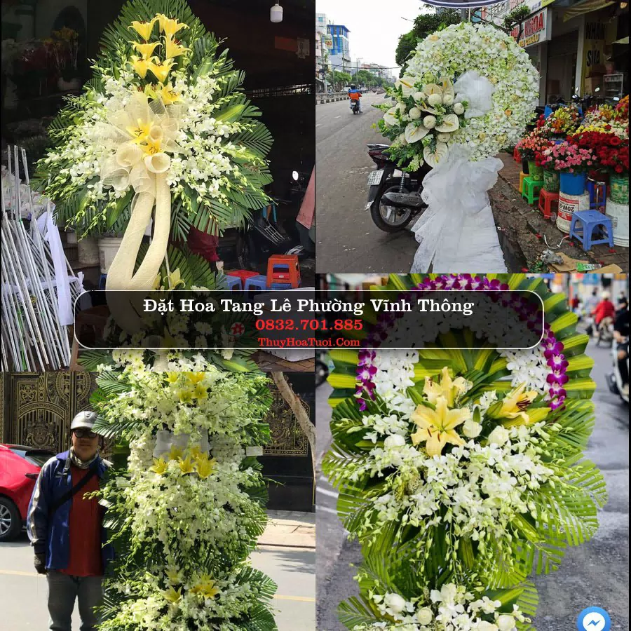 Vòng hoa chia buồn Phường Vĩnh Thông - ThuyHoaTuoi.Com