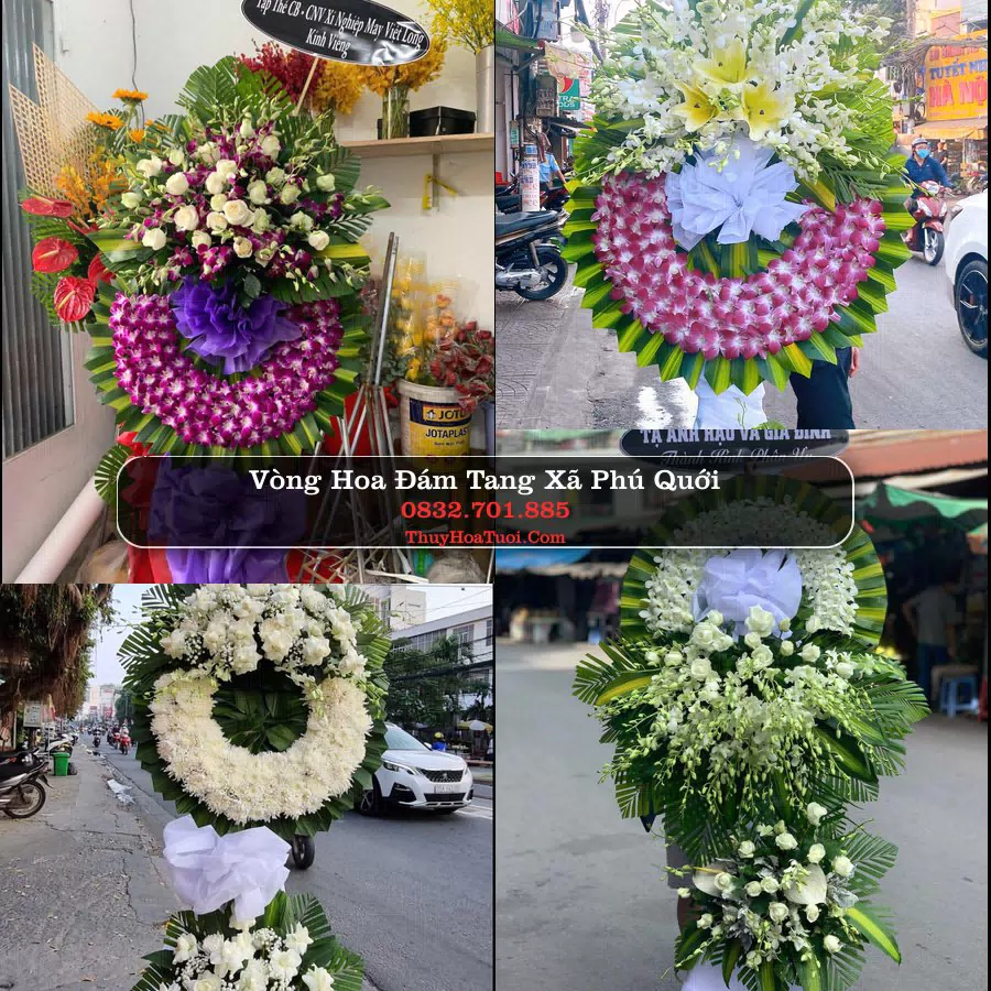 Đặt Vòng Hoa Chia Buồn tại Xã Phú Quới, Vĩnh Long