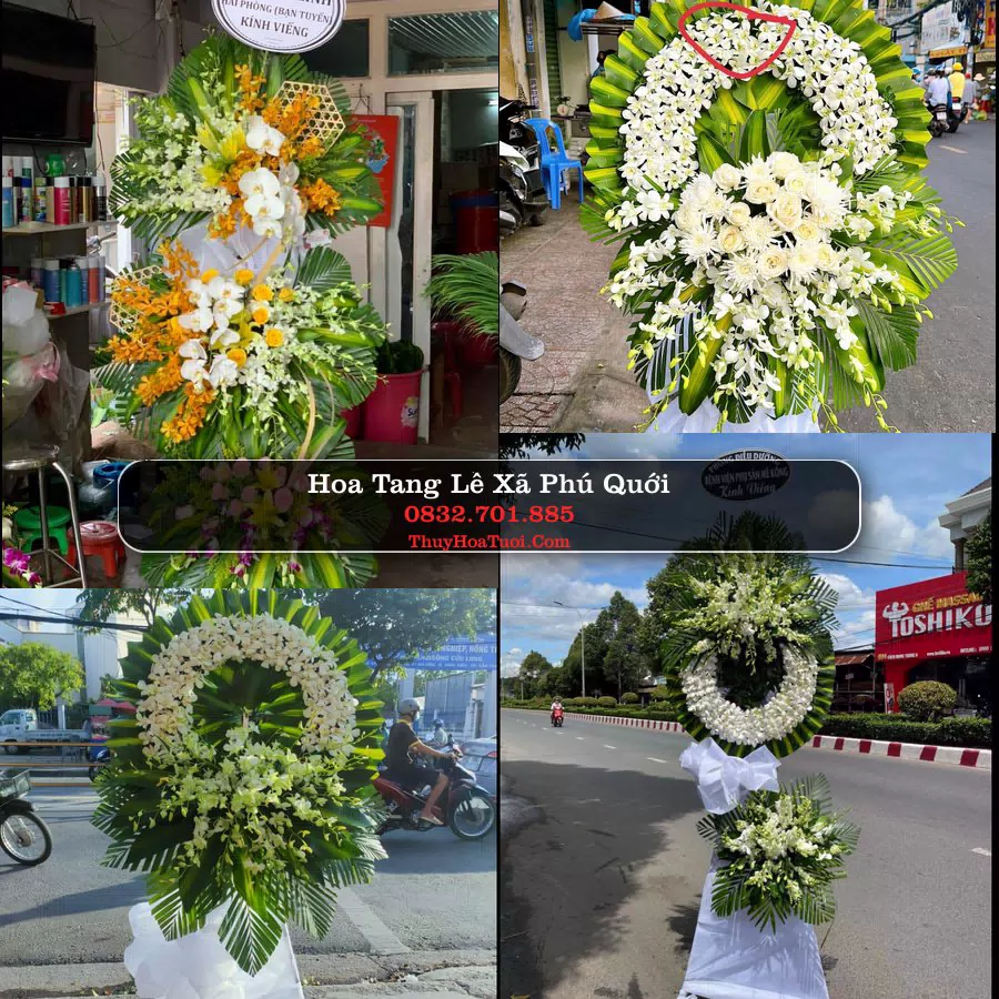 Kệ hoa tang lễ giao tại Xã Phú Quới, Vĩnh Long