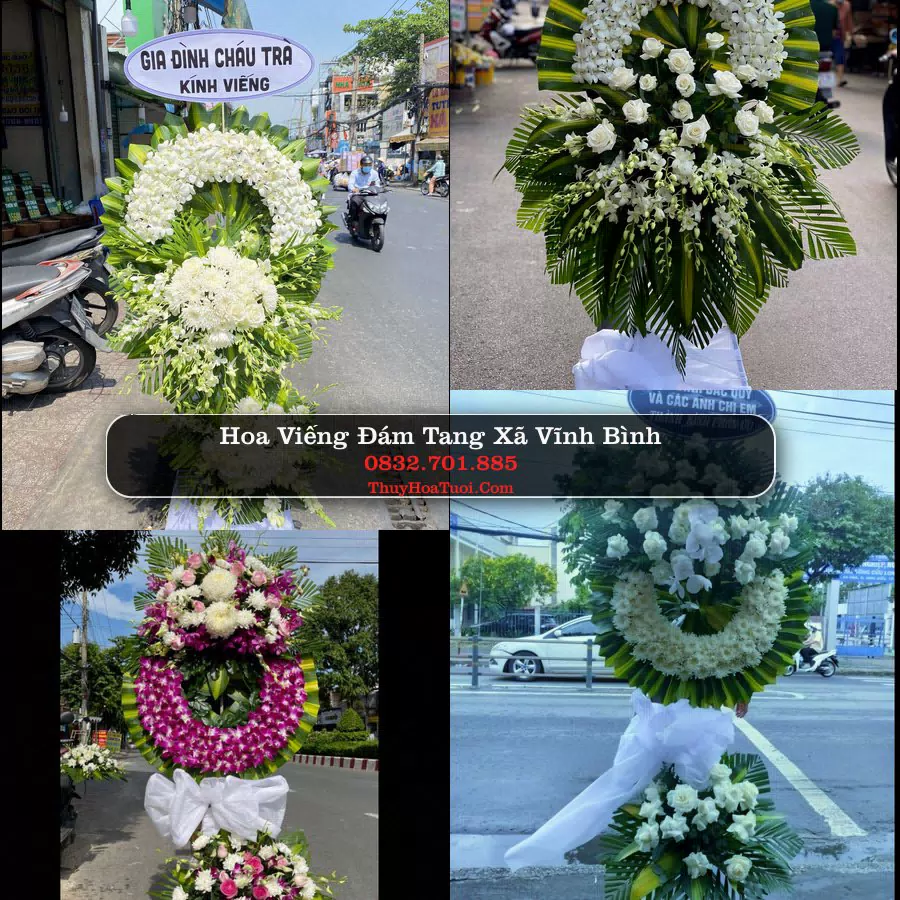 Hoa Tang Lễ Xã Vĩnh Bình Đồng Tháp