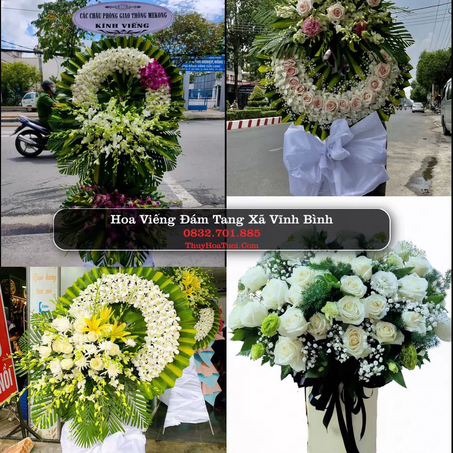 Kệ hoa tang lễ giao tại Xã Vĩnh Bình, Đồng Tháp