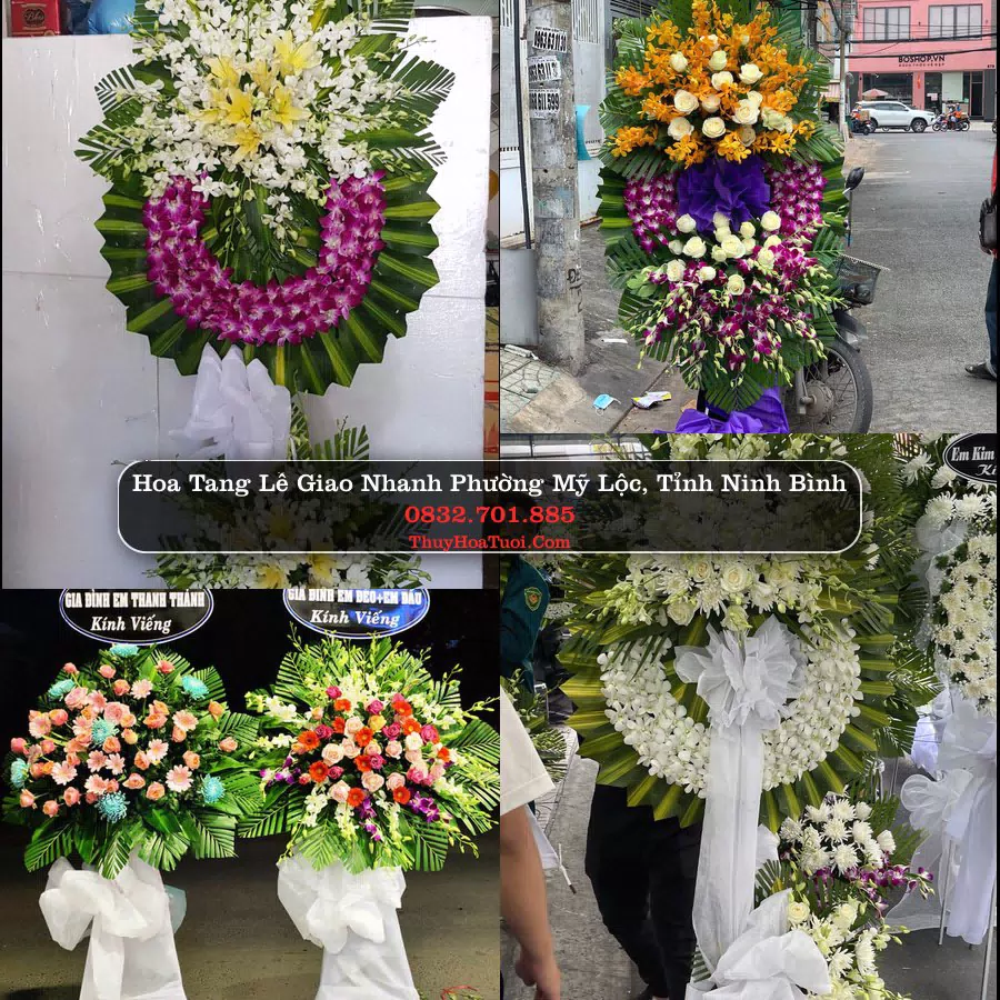 Vòng hoa chia buồn Phường Mỹ Lộc - ThuyHoaTuoi.Com
