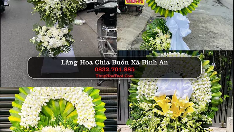 Đặt Vòng Hoa Tang Lễ tại Xã Bình An, An Giang