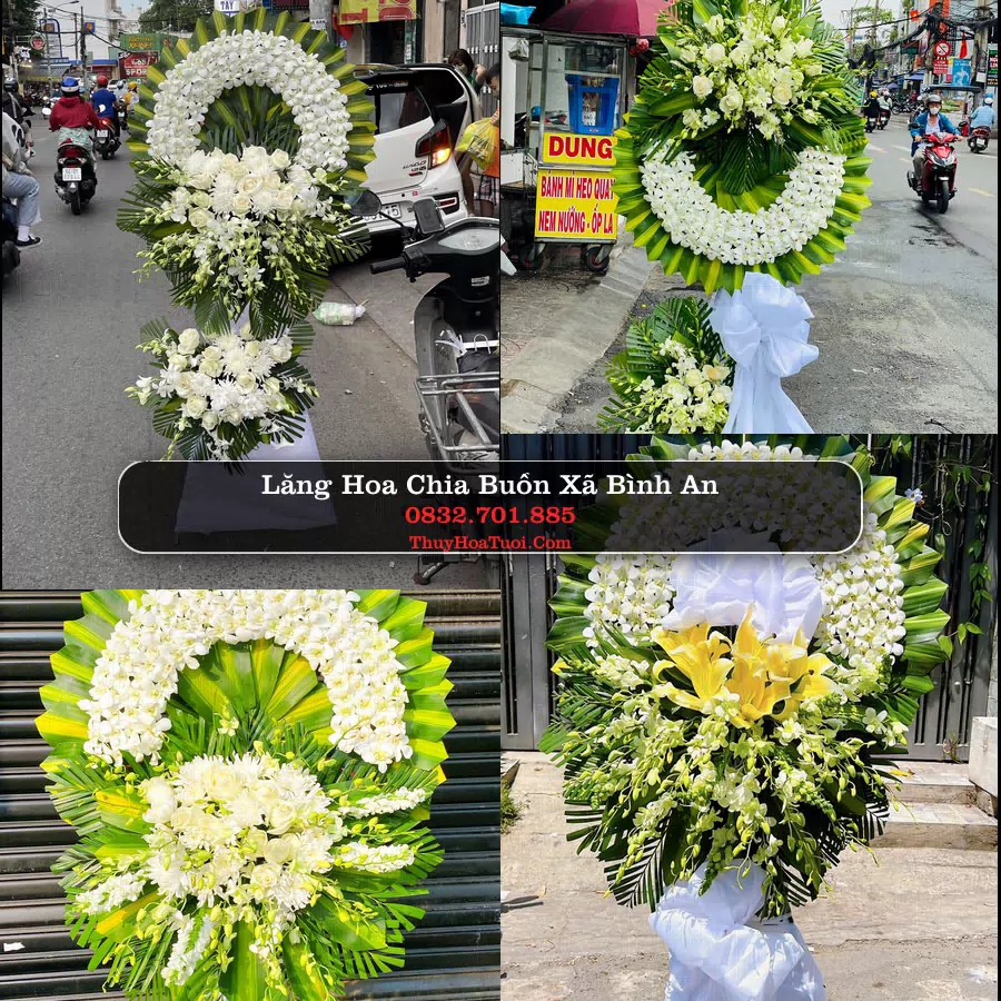 Đặt Vòng Hoa Tang Lễ tại Xã Bình An, An Giang