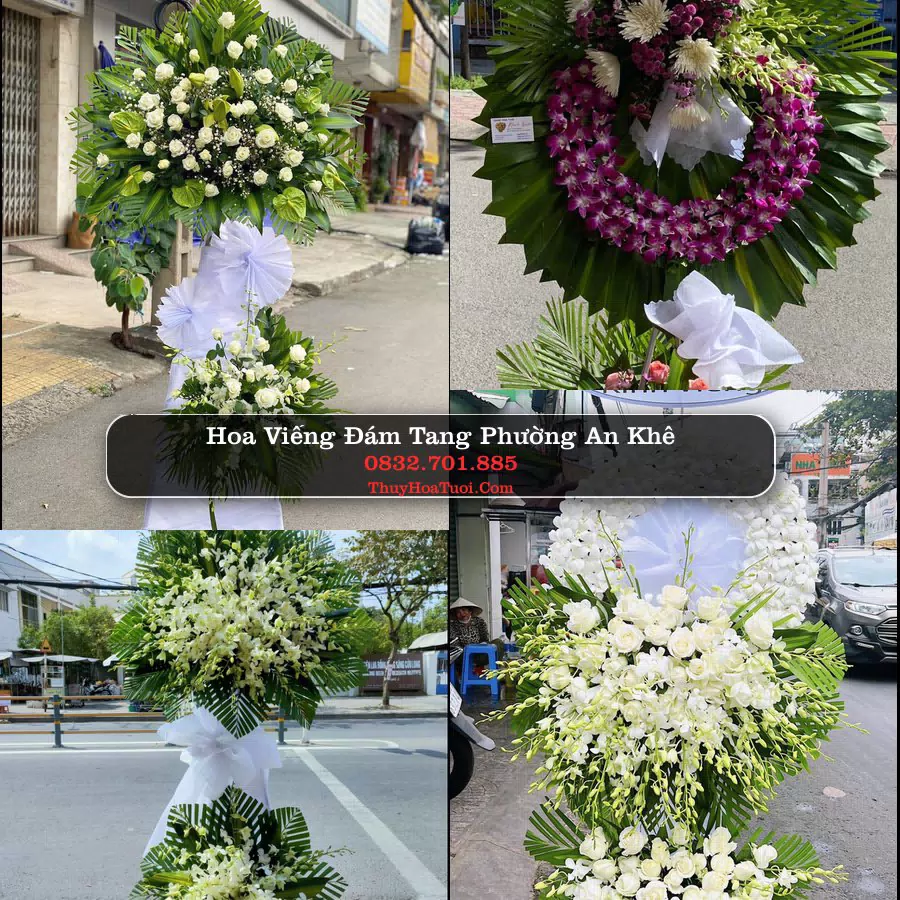 Vòng hoa chia buồn Phường An Khê - ThuyHoaTuoi.Com