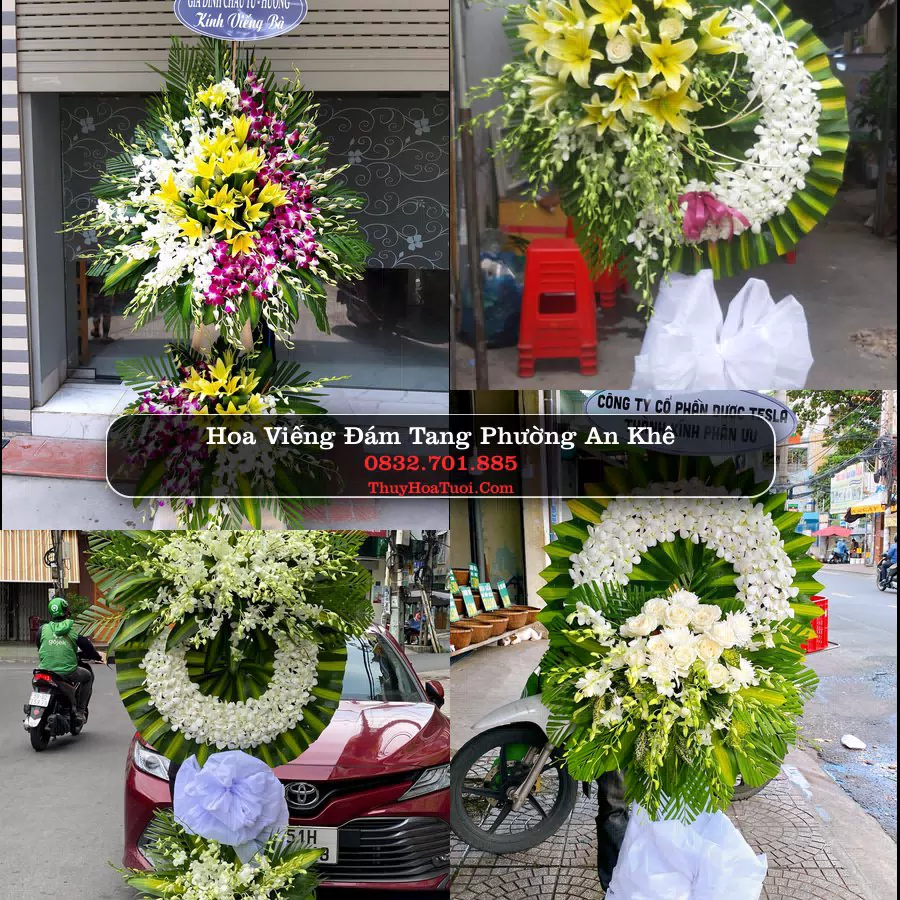 Kệ hoa tang lễ giao tại Phường An Khê, Gia Lai
