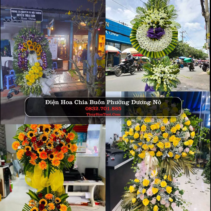 Vòng hoa chia buồn Phường Dương Nỗ - ThuyHoaTuoi.Com
